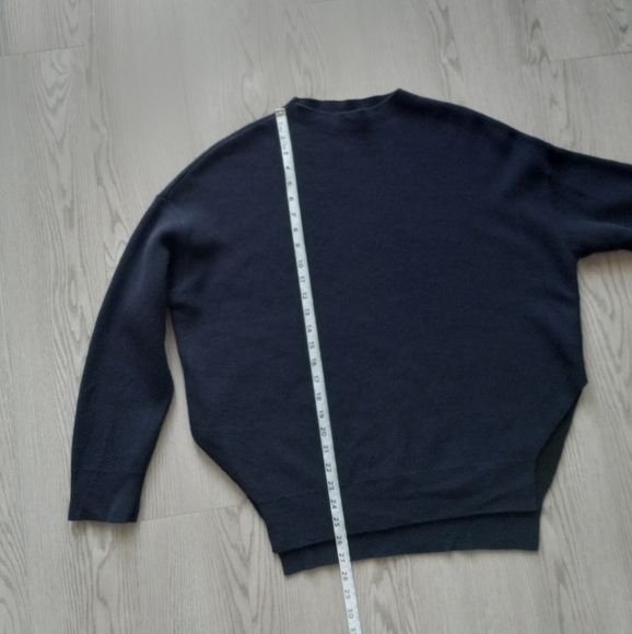 Closed Wool Blend Double-Face Jumper Navy Oversized XS - Picture 14 of 15